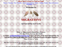 Tablet Screenshot of migrations.com